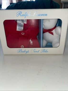 Ralph Lauren box Baby’s first polo and bear 6 months